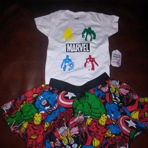 NWT marvels tutu set
